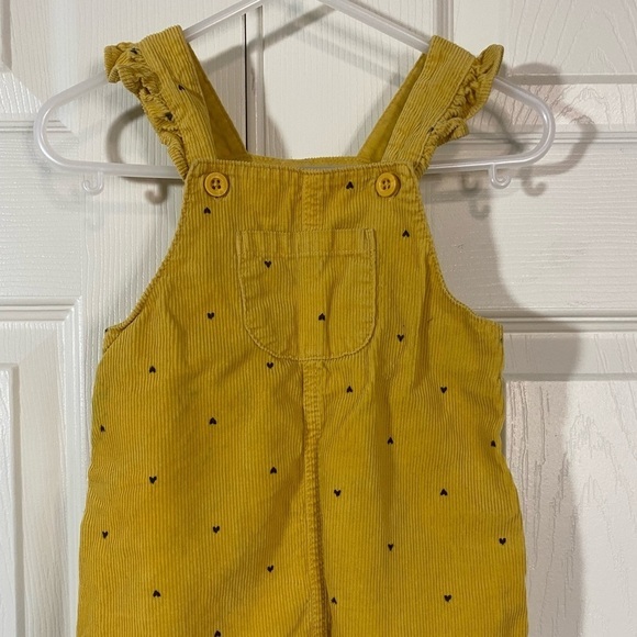 Carters - Yellow Corduroy Jumper Dress - Picture 2 of 9